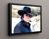 Music Autograph Photo - Johnny Cash and Elvis Presley - Legends United Music Vintage Framed Prints Floating Canvas 16x20