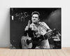 Music Autograph Photo - Johnny Cash - Outlaw Stare Music Vintage Framed Prints Poster 16x20