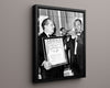 Music Autograph Photo - Louis Armstrong - Honored with a Blast Music Vintage Framed Prints Floating Canvas 16x20