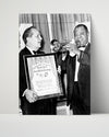 Music Autograph Photo - Louis Armstrong - Honored with a Blast Music Vintage Framed Prints Poster 16x20