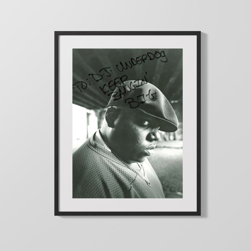 Music Autograph Photo - Notorious BIG - Keep Bangin Music Vintage Framed Prints Gallery Frame 16x20