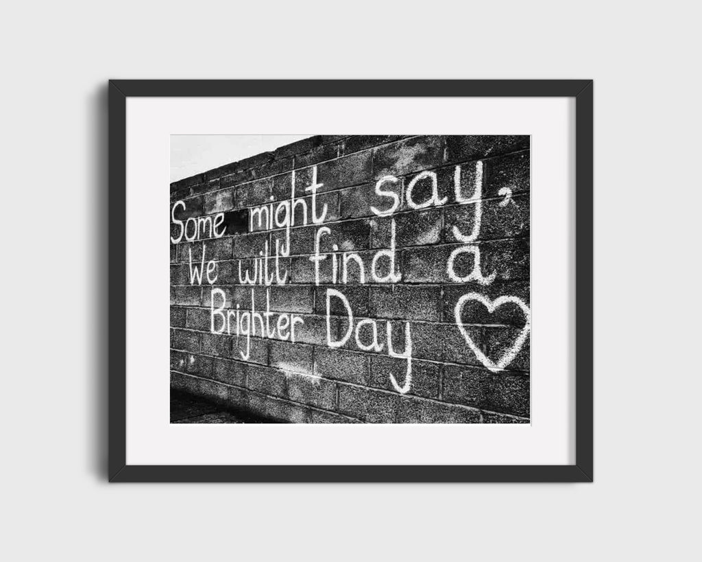 Music Photo - Oasis - Some Might Say, Brighter Day Graffiti Music Vintage Framed Prints Gallery Frame 16x20