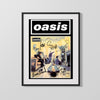 Music Autograph Photo - Oasis - Definitely Maybe Classic Cover Music Vintage Framed Prints Gallery Frame 16x20