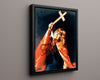 Music Autograph Photo - Ozzy Osbourne - Cross and Chaos Music Vintage Framed Prints Floating Canvas 16x20