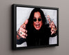 Music Autograph Photo - Ozzy Osbourne - Prince of Darkness Grin Music Vintage Framed Prints Floating Canvas 16x20