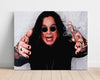 Music Autograph Photo - Ozzy Osbourne - Prince of Darkness Grin Music Vintage Framed Prints Poster 16x20