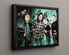 Music Autograph Photo - Pearl Jam - Grunge Unity Music Vintage Framed Prints Floating Canvas 16x20