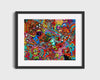 Music Autograph Photo - Psychedelic Art - Eye Popping Chaos Music Vintage Framed Prints Gallery Frame 16x20