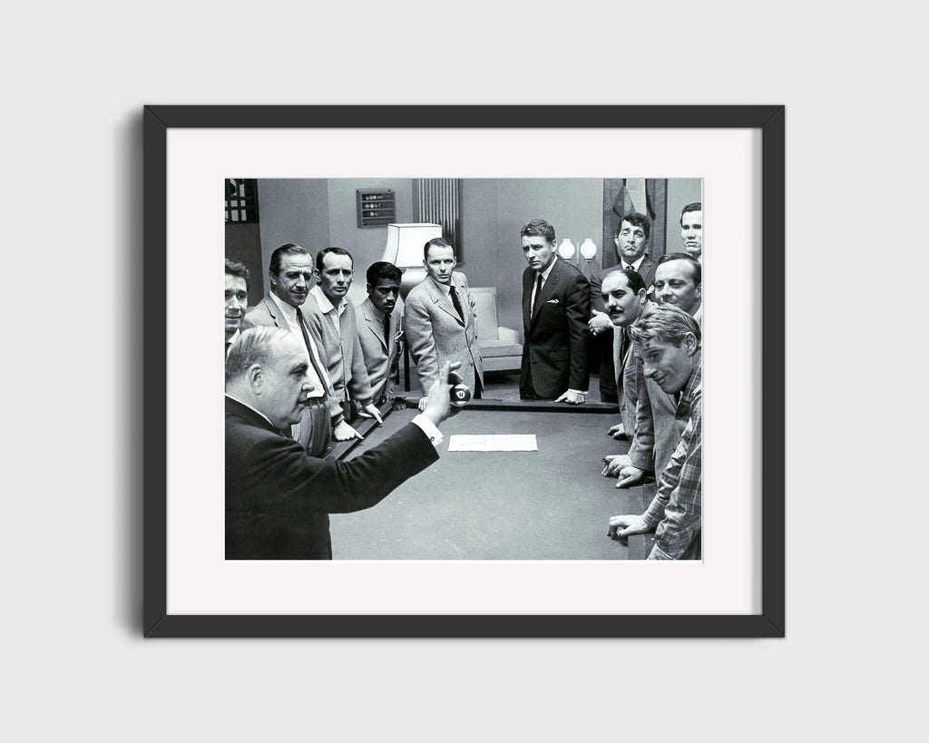 Music Autograph Photo - Rat Pack - Vegas Strategy Session Music Vintage Framed Prints Gallery Frame 16x20