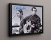 Music Autograph Photo - Simon and Garfunkel - Harmonious Duo Signed Music Vintage Framed Prints Floating Canvas 16x20