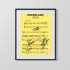 Music Autograph Photo - Warrant - Cherry Pie Signed Sheet Music Vintage Framed Prints Gallery Frame 16x20