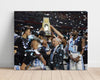 North Carolina Autograph Print - 2017 Championship Trophy - Tar Heel Triumph College FSPrints Poster 16x20