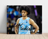 North Carolina Autograph Print - Coby White - Tar Heel Spark College FSPrints Poster 16x20