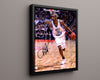 North Carolina Autograph Print - Vince Carter - Half Amazing College FSPrints Floating Canvas 16x20