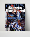 North Carolina Autograph SI Print - Kennedy Meeks Redeem Team - Block Party College FSPrints Poster 16x20