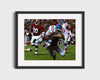 Ole Miss Autograph Print - Chad Kelly Dive - Rebel Leap College FSPrints Gallery Frame 16x20