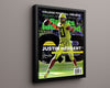 Oregon Autograph Print - Justin Herbert - Duck Launcher College FSPrints Floating Canvas 16x20