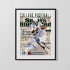 Oregon Autograph SI Print - Marcus Mariota - Still a Quack at the Title College FSPrints Gallery Frame 16x20