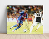 Ousmane Dembele - Barcelona - Dribble Move Soccer FramedSportPrints Poster 16x20