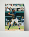 Ozzie Albies Autograph Print - At Bat - Little Giant Big Swing