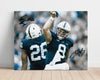 Penn State Autograph Print - Trace McSorley & Saquon Barkley - Dynamic Duo College FSPrints Poster 16x20