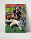 Penn State Autograph SI Print - Chuck Fusina - Rolls On College FSPrints Poster 16x20