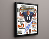 Penn State Autograph SI Print - LaVar Arrington - Linebacker U Fury College FSPrints Floating Canvas 16x20