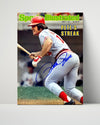 Pete Rose Autograph SI Print - Petes Streak - Hit King Hustle