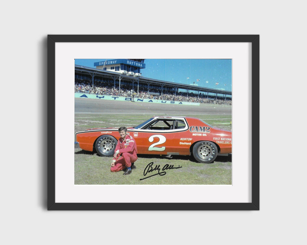 Racing Autograph Print - Bobby Allison - Daytona Glory Racing FSPrints Gallery Frame 16x20