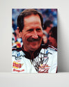 Racing Autograph Print - Dale Earnhardt and Richard Childress - Team Photo Racing FSPrints Poster 16x20