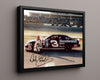 Racing Autograph Print - Dale Earnhardt - Big Smile Racing FSPrints Floating Canvas 16x20