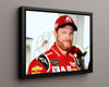 Racing Autograph Print - Dale Earnhardt Jr and Sr - Father Son Racing FSPrints Floating Canvas 16x20