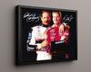 Racing Autograph Print - Dale Earnhardt - Number 3 Car Racing FSPrints Floating Canvas 16x20