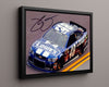Racing Autograph Print - Jimmie Johnson - Lowes Car Racing FSPrints Floating Canvas 16x20