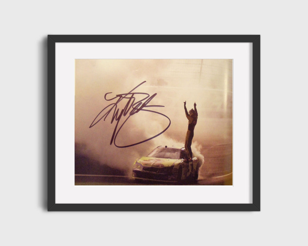 Racing Autograph Print - Kyle Busch - Victory Racing FSPrints Gallery Frame 16x20