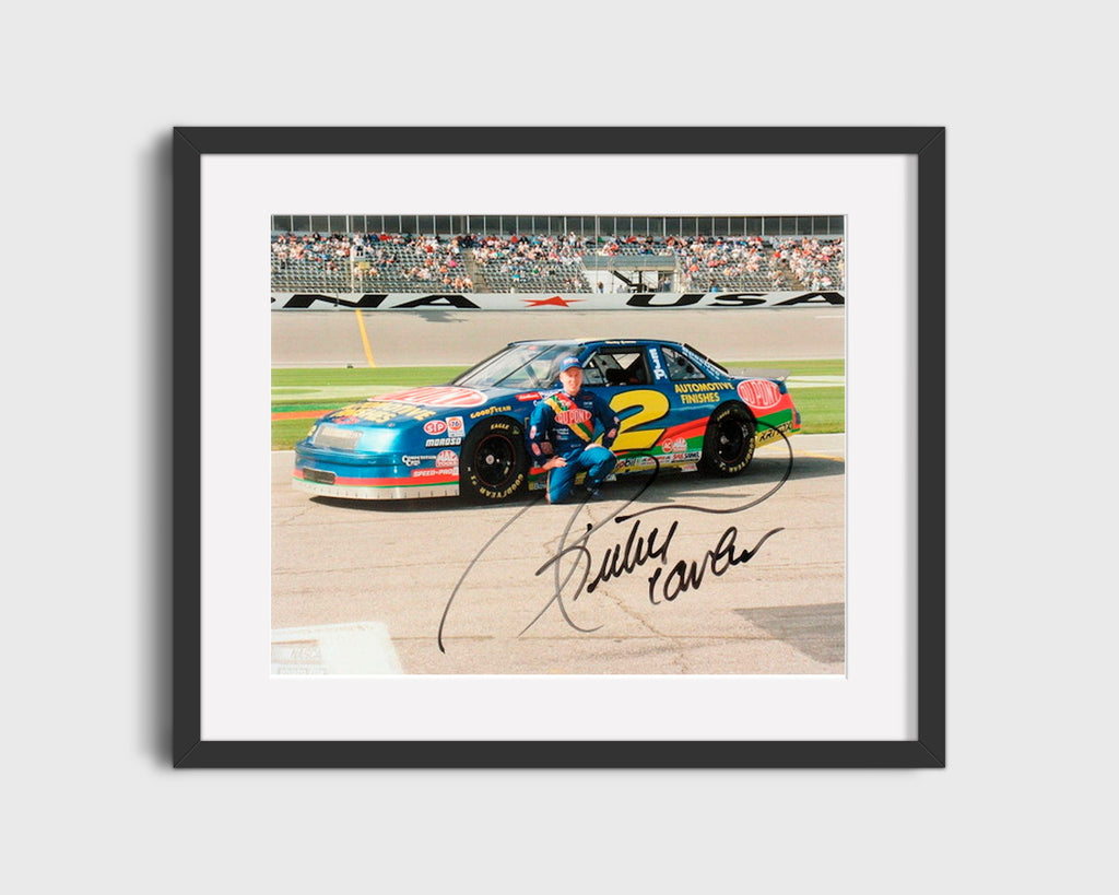 Racing Autograph Print - Ricky Craven - Daytona Finish Racing FSPrints Gallery Frame 16x20