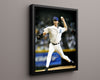 Randy Johnson Autograph Print - Diamondbacks Heater - Big Unit Fires