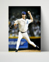 Randy Johnson Autograph Print - Diamondbacks Heater - Big Unit Fires