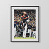 Red Sox Autograph Print - Christian Vazquez Celebration - Hug of Champions