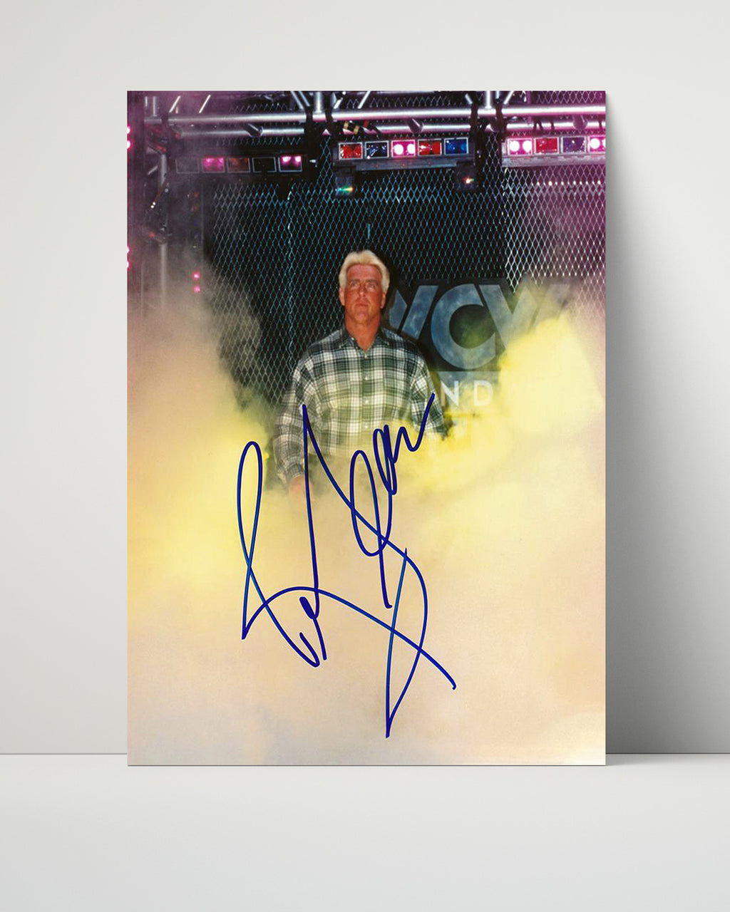 Unframed RIC Flair Autograph Replica Print - The Man Unframed Print - Wrestling FSP - Unframed