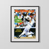 Rickey Henderson Autograph SI Print - Bronx Burner 1986 - Speed Demon