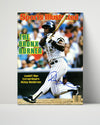 Rickey Henderson Autograph SI Print - Bronx Burner 1986 - Speed Demon