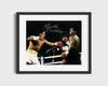 Roberto Duran Autograph Print - Duran vs Sugar Ray - No Mas Rivalry Boxing FSPrints Gallery Frame 16x20