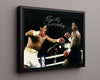 Roberto Duran Autograph Print - Duran vs Sugar Ray - No Mas Rivalry Boxing FSPrints Floating Canvas 16x20