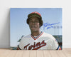 Rod Carew Autograph Print - Twins Legend - Batting Mastery
