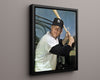 Roger Maris Autograph Print - Bat Pose - 61 in Sight