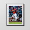 Ronald Acuna Autograph Print - Power Swing - Braves Phenom
