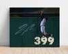 Ronald Acuna Jr Autograph Print - Leaping Catch - Wall Climber