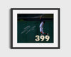 Ronald Acuna Jr Autograph Print - Leaping Catch - Wall Climber