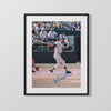 Roy White Autograph Print - At the Plate - Bronx Bomber Swing